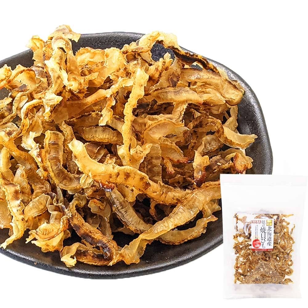 Amazon | しのや 北海道産 帆立 貝ひも 焼貝ひも 280g チャック